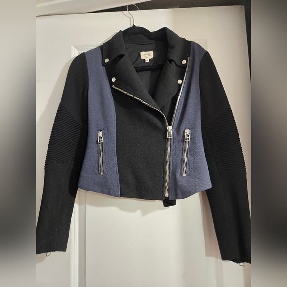 Aritzia Wilfred Montesson Moto Jacket Coat Size 2 - Picture 5 of 11